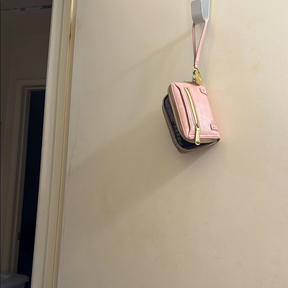 Elegant Pink Wristlet Bag